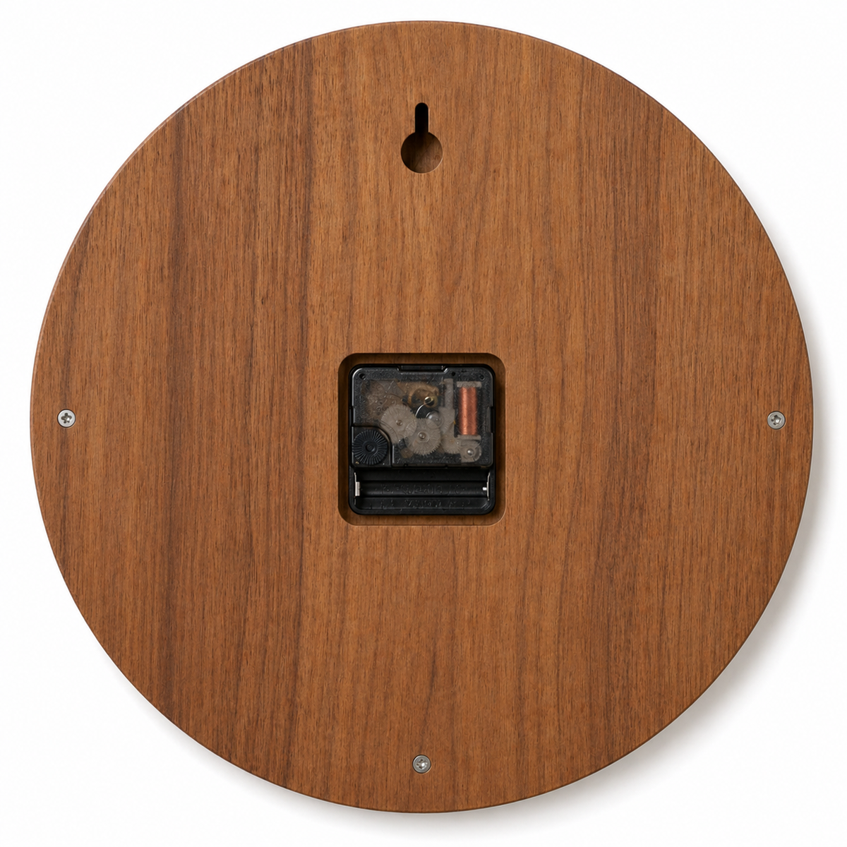 Horloge Murale Ronde Finition Bois Épurée 25 cm Silencieuse — 5 Déclinaisons