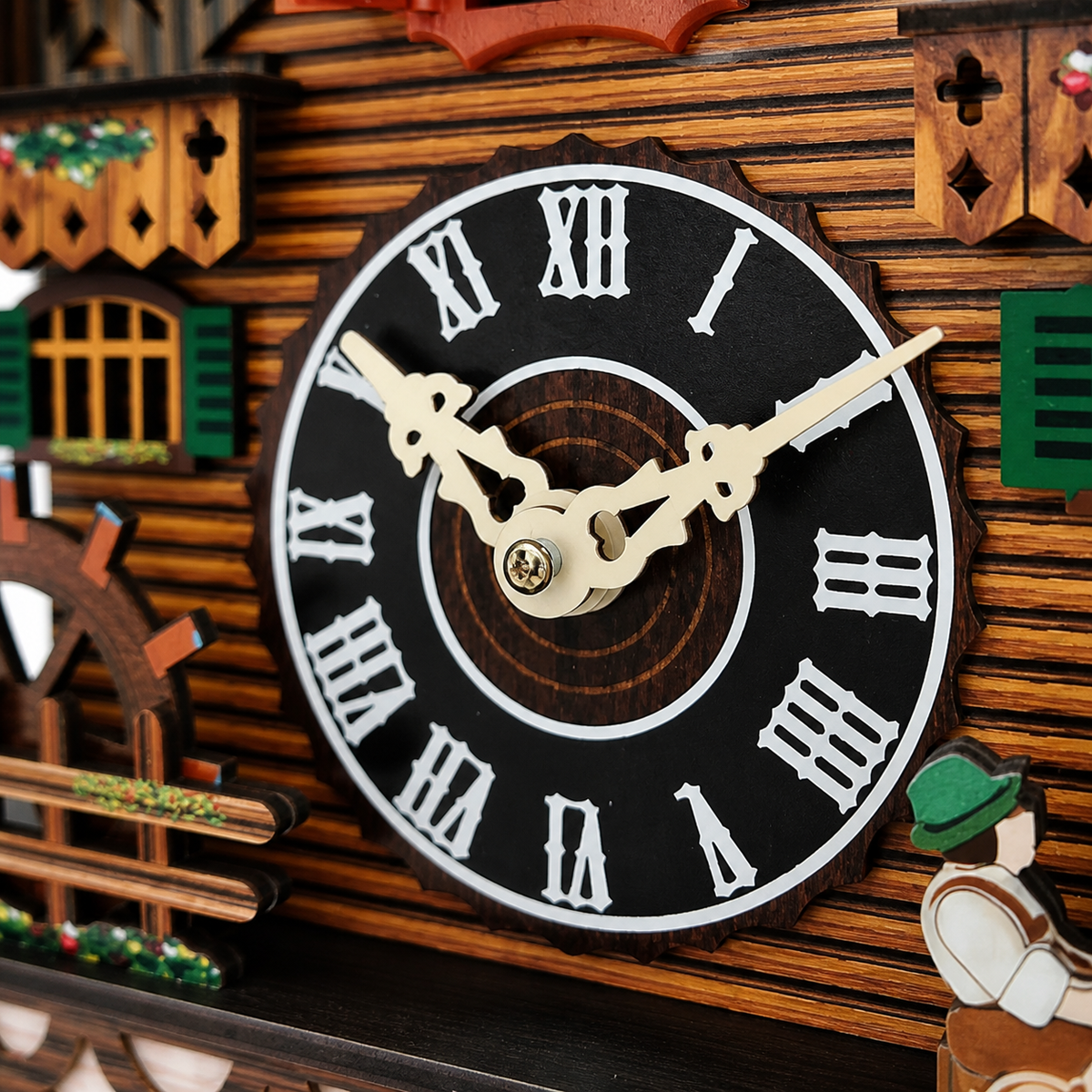 Horloge Coucou Murale avec Pendule Sonore et Finition UV — 2 Déclinaisons