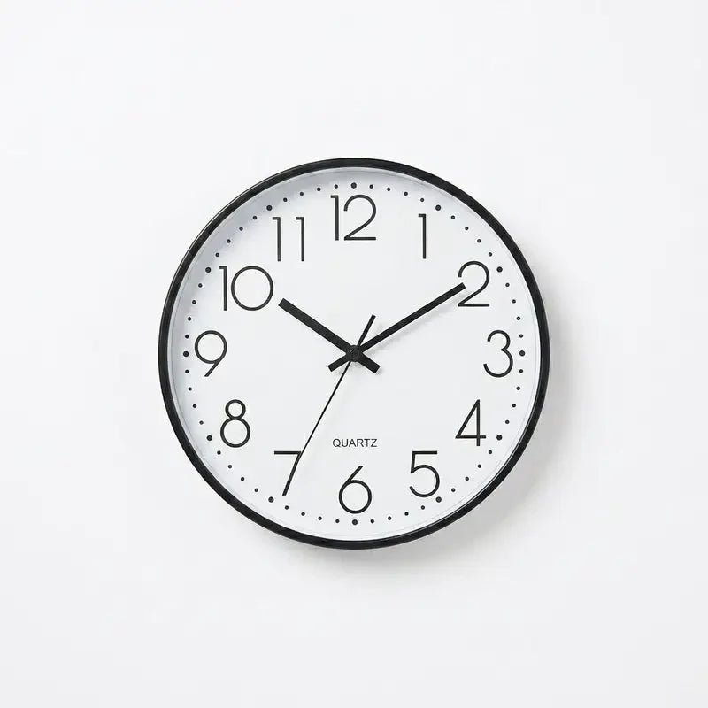 Horloge Murale Moderne Minimaliste à Quartz Silencieuse