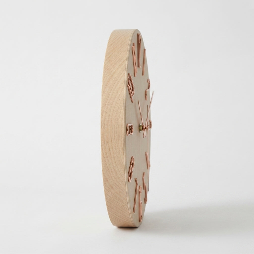 Horloge Murale Moderne Ronde Silencieuse Minimaliste 30 cm