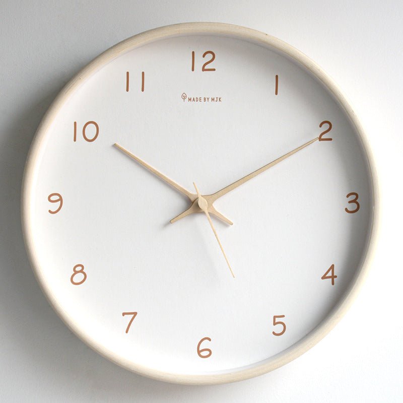 Horloge Murale en Bois Élégante