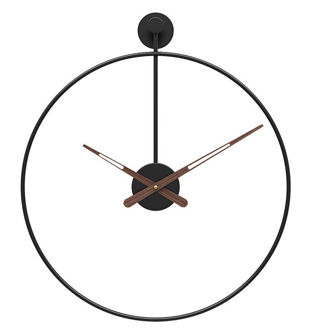 Grande Horloge Murale Moderne Minimaliste Épurée 50 cm