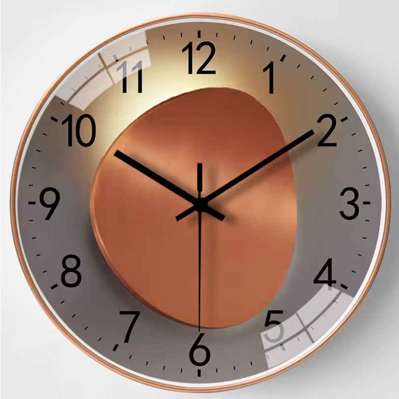 Horloge Murale Moderne en Verre et Cristal