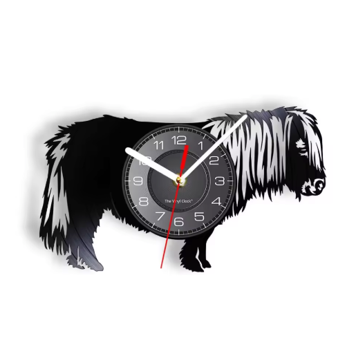 Horloge Murale Circulaire en Disque Vinyle Recyclé