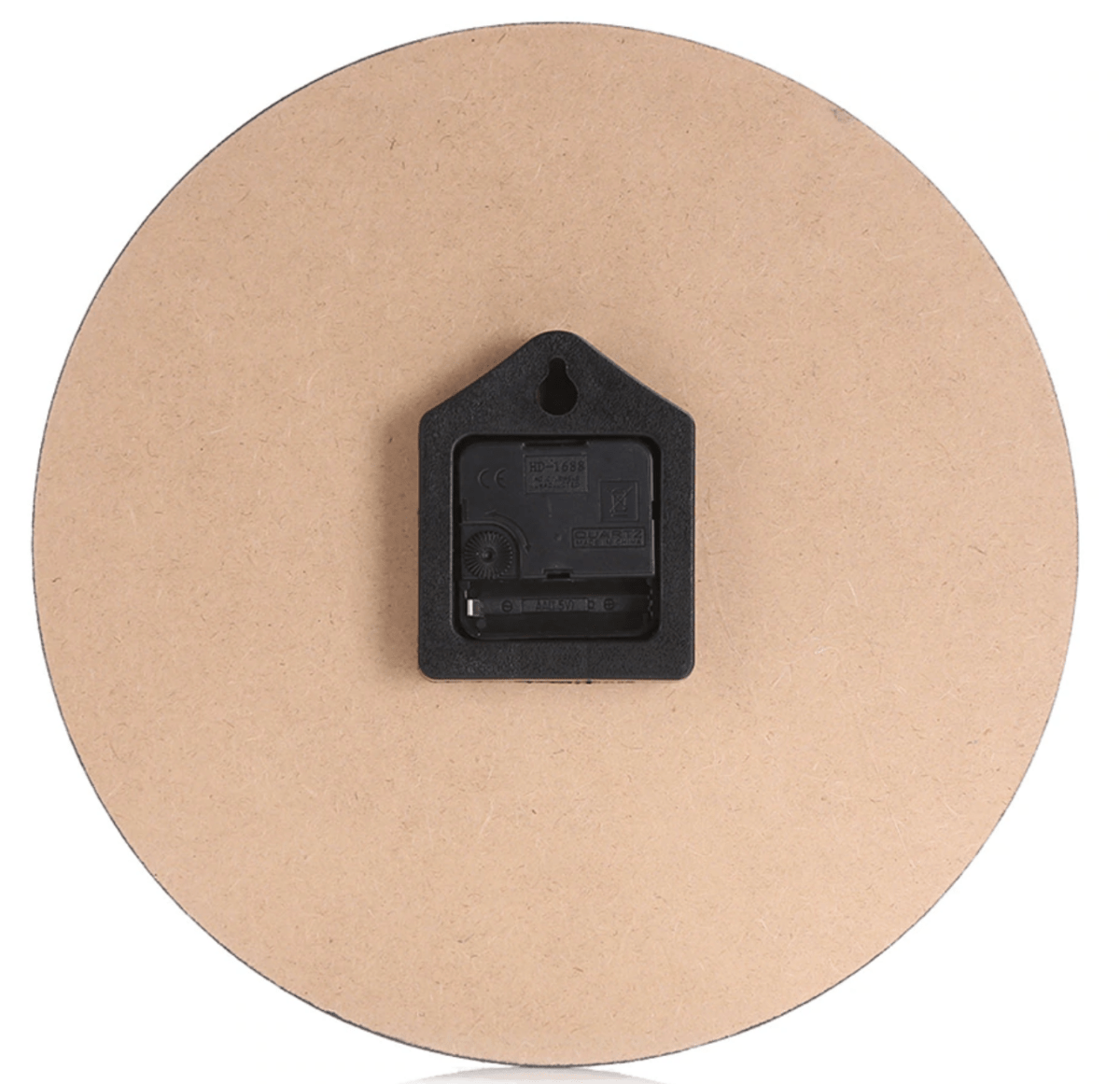 Horloge Murale Ronde Décorative Florale Élégante 31,5 cm