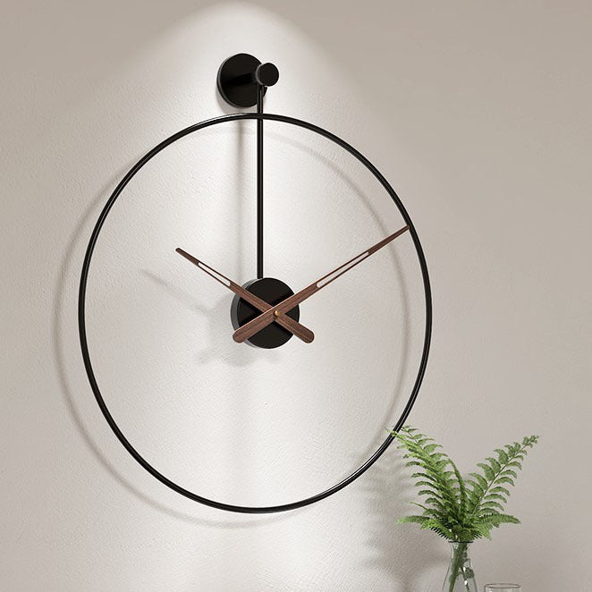 Grande Horloge Murale Moderne Minimaliste Épurée 50 cm